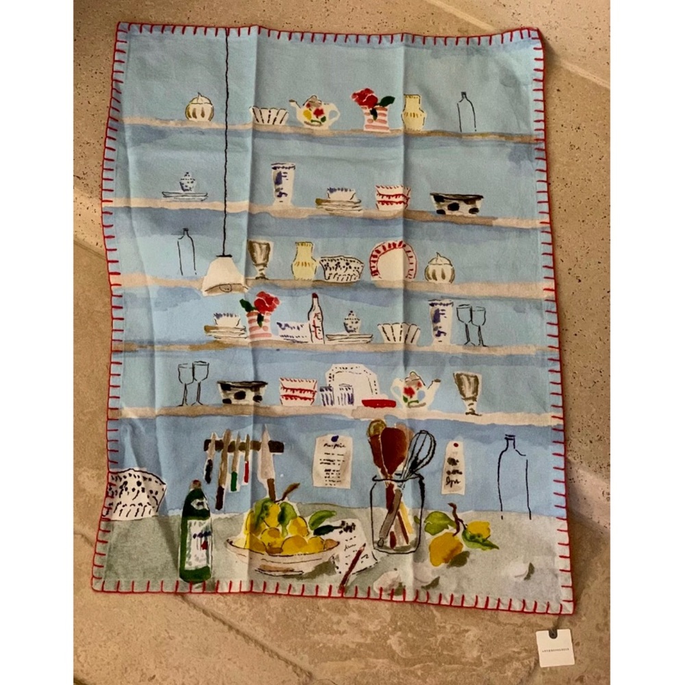 Bella Foster Shelfie Dish Towel Anthropologie NWT - Picture 6 of 16